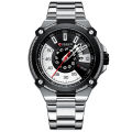 CURREN 8361 Quartz Movement Chronograph Date Display Watch Luminous Wristwatch With Stainless Steel Strap For Men. 
