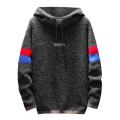 Ready Stock New Product Men's Autumn Winter Casual Pullover Hoodie Long Sleeve Knitted Sweater Tops. 