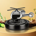 Fragrance Manufacturers Luxury Solid Car Perfume Diffuser Metal Cute Solar Helicopter Dashboard Car Air Freshener. 
