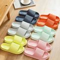 Thick Platform female Home Slippers Cloud Slides Non-slip Flip Flops Woman Sandals Women Fashion Soft Sole EVA Indoor Slippers. 