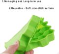 1  Ice Tray Easy Push Pop Out Square Silicon Ice Cubes Tray Honeycomb Shape Silicone Ice Cube Molds with Lid Flexible Tray for Refrigerator And Freezer. 