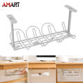 Under Desk Cable Management Tray Organizer for Wire Cord Power Charger Plugs. 