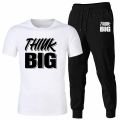 Think BIG Printed Summer Tracksuit For Men (Tshirt and Trouser). 