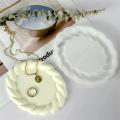 Oval Making Plaster Resin Molds Ornaments Coaster Jewelry Display Tray Silicone Mold Storage Rack. 