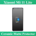Xiaomi Mi 11 Lite Ceramic Matte Glass Protector (NO Black Borders) Anti-Glare Anti-Finger Anti-Shock Un-breakable Hybrid Film Tempered Glass Fiber Sheet Born PUBG Game For Mi 11 Lite - Transparent. 