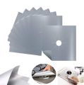 4-Pack Reusable Non-Stick Foil Gas Hob Range Stove Top Burner Protectors Liner Cover (0.2MM), Stove Burner Covers, Stovetop Protector,Gas Cooktop Clean Mat Pad, Easy to Clean(Silver). 