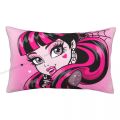 Draculaura Pink Print Hug Pillowcase Monster High Doll Backpack Cojines Sofa Printed Car Pillow Covers Decorative. 