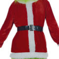 1Set Grinch Costume Realistic Breathable Hilarious Halloween Green Grinch Suit for Festival. 