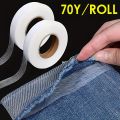 70 Yards/Roll Double-sided Non-woven Interlining Adhesive Fabric Cloth Iron On Hem Tape Interlining Web DIY Sewing Craft. 