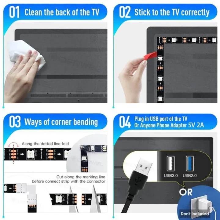 Remote%20Control%20Led%20Strip%20RGB%20For%20PC%20Computer%20Case%20Decor%20Flexible%20waterproof%20DC%205V%20Desk%20Screen%20TV%20Background%20Lighting%20USB%20l%20Motherboard%20Strip%20-%20Image%204