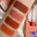 4 in 1 HengFang Korean Matte Lipstick Pack, Set of 4 Hey Girl smoke tube Moisturizing Long Lasting Waterproof Lipstick Women Make up Red, brown, pink, peach Velvet Cosmetic Lipsticks set. 