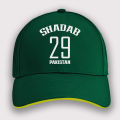Shadab Khan Cap Pakistan Cricketer for Boys and Girls Cricket Fan Hat at CustomizeGiftsPK. 