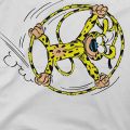 Gaston Lagaffe Comic T-Shirt Marsupilami Rolling In Tail Elegant Polyester T Shirt Leisure Men Tee Shirt Ofertas Big Sale. 