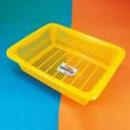 Pack Of 2 Rectangular Baskets Plastic Basket For Vegetables Fruits Jewelry Multipurpose Storage Basket Fruit Basket Jewelry Basket. 