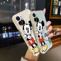 YIWESAN For vivo Y20i Case Thin Plating Side Edge Square New Design Phone Cases Cartoon Cute Mickey Pattern Silicone Casing Full Cover Camera Protection Shockproof Softcase. 