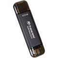 Transcend ESD310C 512GB Dual USB 10GBPS Portable SSD USB Type-A, USB Type-C | TS512GESD310C. 