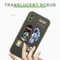 UCUC for Redmi Note 8 Pro Back Cover Astronaut In Space Frosted Transparent Hard Phone Case Thin Shockproof Full Cover Camera Protect Case. 