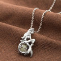 Glow In the Dark Mermaid Shaped Pendant Locket- Glowing Necklace For Women And Men. 