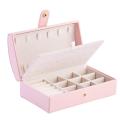 【happy one】Small Jewelry Box Faux PU Jewelry Jewelry Treasure Box for Girls - Arched. 