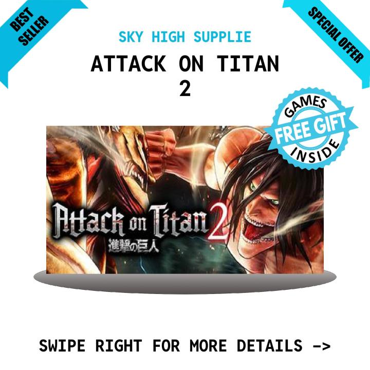ATTACK ON TITAN 2 .JPG - PC Game - Easy and complete Installation Guide - GoogleDrive/MediaFire Download - QR Codes + 1 Extra free Game