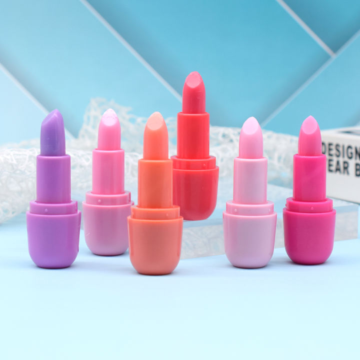 1Pcs Color Changing Nutritious Lip Balm Hydrating Magic Lipstick Moisturizing Lip Tint Makeup Lips Care Cosmetic