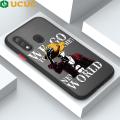 UCUC for Samsung Galaxy A20 / A30 Back Cover Anime Luffy Frosted Transparent Hard Phone Case Thin Shockproof Full Cover Camera Protect Case. 