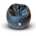 Relaxsit bean bag - Puffy Leather Bean Bag – Versatile Comfy Bean Bag for Lounge and Bedroom – Bean bag for adults   - Water-Repellant Dim. 110x80cm. 