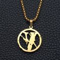 VLONE pendant necklace for women stainless steel gold chain necklace couple gift for male accessories jewelry for neck wholesale. 