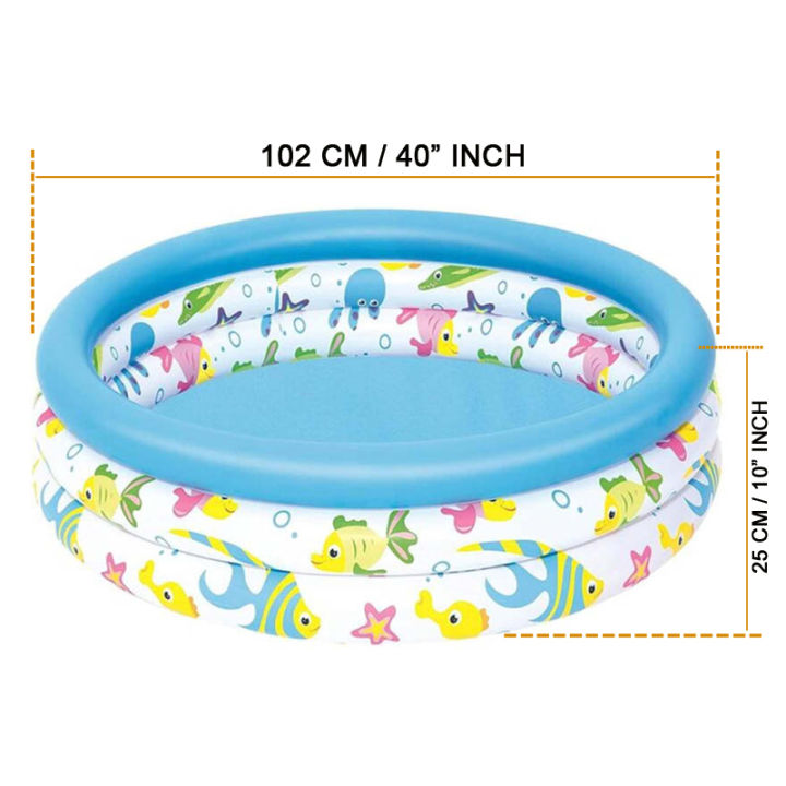 40"%20Children%20Summer%20Outdoor/Indoor%20Bathing%20Tub%20Baby%20Toddler%20Paddling%20Inflatable%20Round%20Swimming%20Pool%20(40"%20x%2010")%20-%20Image%203