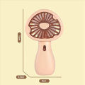 Mini Hand Held Mini Fan Portable Mini Mushroom Design Mushroom Shape Mini Hand Held Portable Fan. 