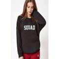 CLOTHING GARMENTS Black Squad Sweatshirt for womens. 