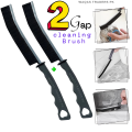 1/2Pcs Gap Cleaning Brush Cleaning Brush for Fine Seam Corners Groove Window Cleaning Tools Kitchen Bathroom Tiles Joints Brush Microfiber Toilet WC Brush. 