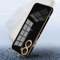 Vantime for vivo Y03 / Y03t 4G Soft Case Lens Protector 6D Glossy Slim Back Cover. 