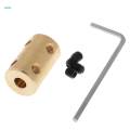 3xCylindrical Coupling Motor Parts Sleeve Coupling DIY Motor Fittings 4-5. 