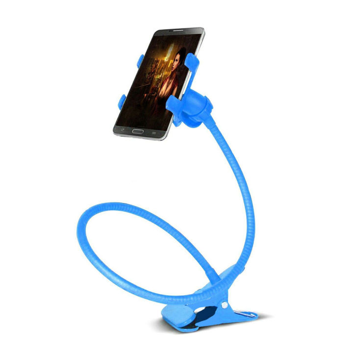 METAL Mobile Phone Holder Flexible 360 Rotating For For Bed, Desk, Table Almost All Smartphone