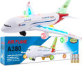Bump and Go Action Airbus A380 Model Airplane Toy. 