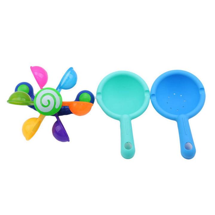 Baby Toys Play In Scoop Water Mini Windmill Waterwheel Toddler Bathroom Bathtub Bathing Toy Kids Summer Swimming Pool Games