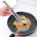 Kitchen Tool - 2 in 1 Food Tong Kitchen Knife Filter Stainless Steel Strainer Spoon Frying Oil Kitchen Strainer Clip Accessories. 