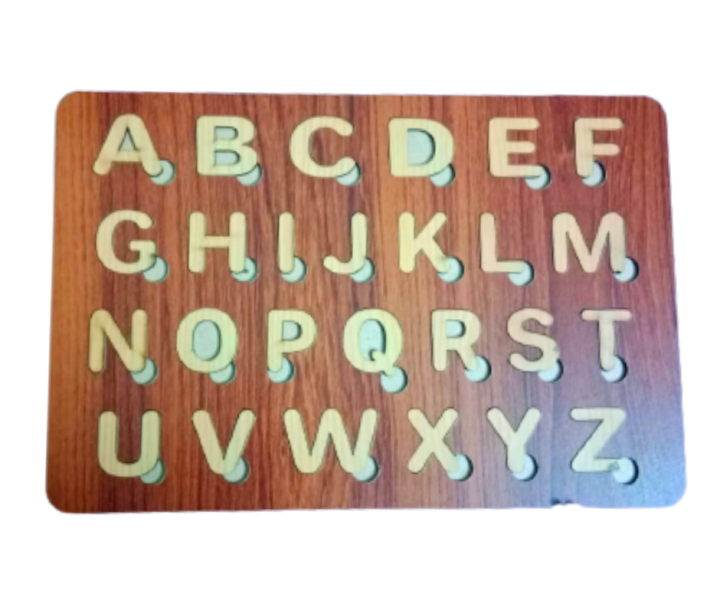 Capital ABC Letter Blocks Alphabets for Kids, Puzzle Toy Set For Kids, Wooden Alphabets Puzzle Set for Toddlers ABC, English learning Educational Toy, Early Learning Toys - Montessori Toys