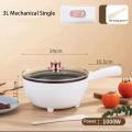 Colorful Dingdong Electric wok 5L capacity electric cooking pot electric pot electric cooker 24cm large caliber 1000W multi cooker Frying Pan Multi-function Household Integrated Cooking and Frying Dormitory Student Electric Hot Pot. 