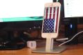 Twelve South HiRise Adjustable Desktop Stand for iPhone 5 – iPhone 14, iPad Mini & Accessories – Silver. 