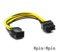 6 pin to 8 pin PCI Express power connector. 