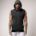 Men's Sports Sleeveless Hoodie Micro-Fleece Winter. 