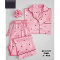 Night Suit Sleeping Silk Suit Nightwear Girls. 