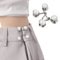 Pearl Jeans Button Pants Snap Fastener Adjustable Tightener Waist Buckle Clothing Jeans Buttons. 