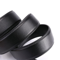 Micro Adjustable Automatic Buckle Belt for Men with Soft Lychee Pattern Faux Leather - Luxurious Buckle. 