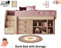 Kids Bunk bed/ storage Bunker bed for Kids or adults, Customized. 