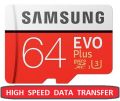 64GB Evo Plus Class 10 Micro SDHC 80MB/S (MB-MC64DA/AM) MEMORY CARD SD CARD High Speed TF Card Best for Mobile and Camera. 