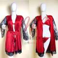 3 Pieces Hot Sexy Long Nighty For Ladies / Beautiful Night Dress / Loungewear For Women -MultiColor. 