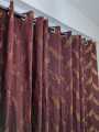 High Quality Premium Curtain 1Pc Parda (55*96 Inches) Elegant & Crystal Designs With Guaranteed Ring(Eyelet) For Bedroom & Living Room. 